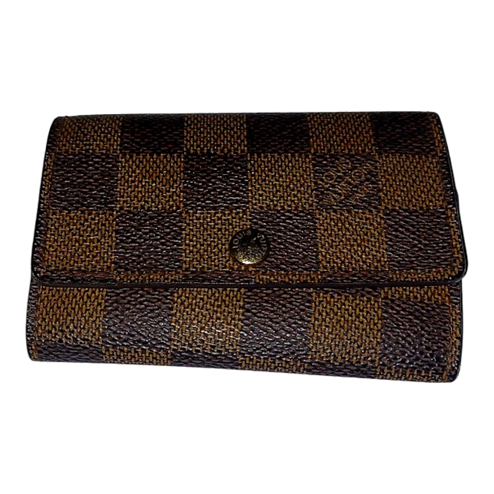 Louis Vuitton Brown Demier Ebene  Checkered KEYHOLDER GUC
